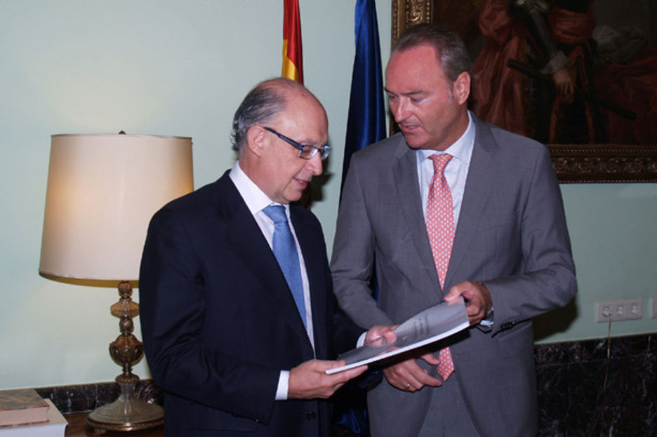 Alberto Fabra y el ministro Cristóbal Montoro