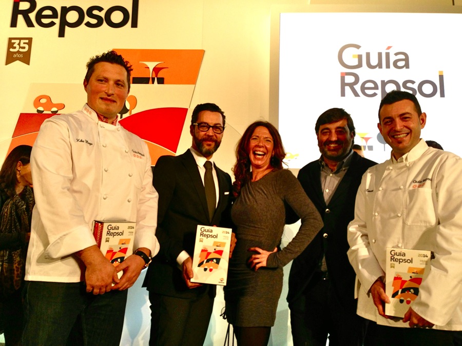 Con Ricard Camarena, Sergio Adelantado y Quique Dacosta