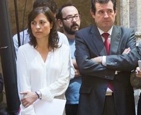 Paula Meseguer y José Císcar