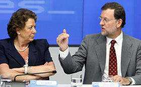 Rita Barberá y Mariano Rajoy