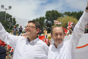 Ximo Puig y Pérez Rubalcaba