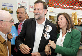 Mariano Rajoy y Mercedes Alonso