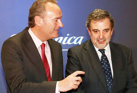 Alberto Fabra y Luis Miguel Gilpérez