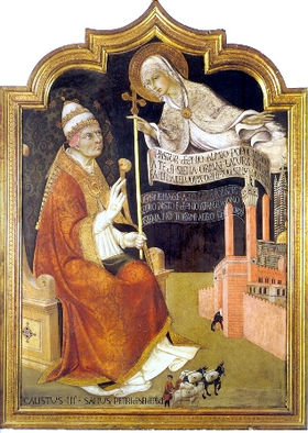 Calixto III. Sano di Pietro.