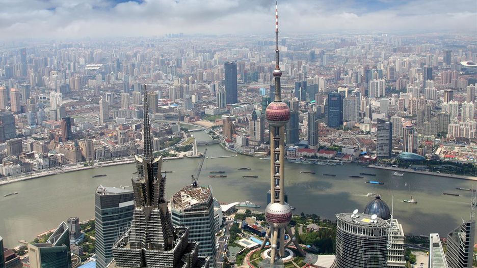 Una pnorámica de Shanghai, capital económica de China