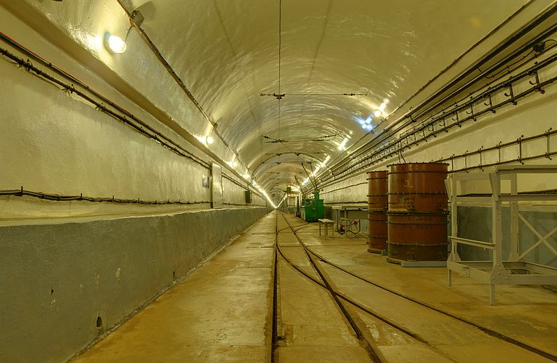 Uno de los pasillos de la Línea Maginot (Foto: Wikimedia Commons)