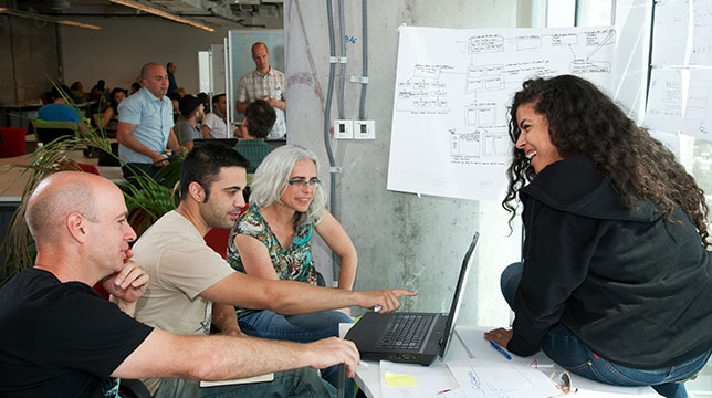Emprendedores en un Google Launchpad celebrado en Tel Aviv