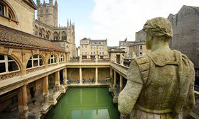 Piscinas romanas en la ciudad británica de Bath