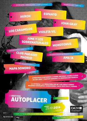 Cartel del V Festival de Autoplacer