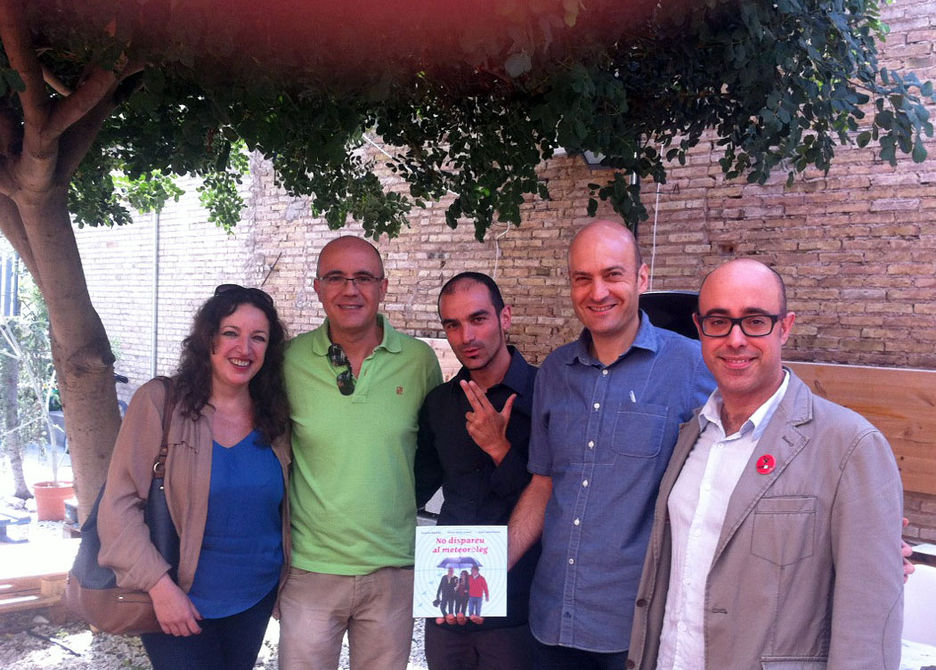 Autores y editor, en la presentación realizada en la reciente Ruzafa Book Weekend 2014