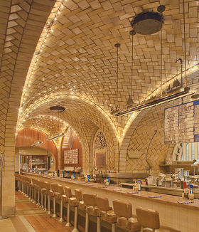 El Grand Central Oyster Bar, su obra más famosa.