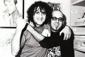 Roberto el Gato y Manolo Rock en 1999. FOTO: PESTANO.