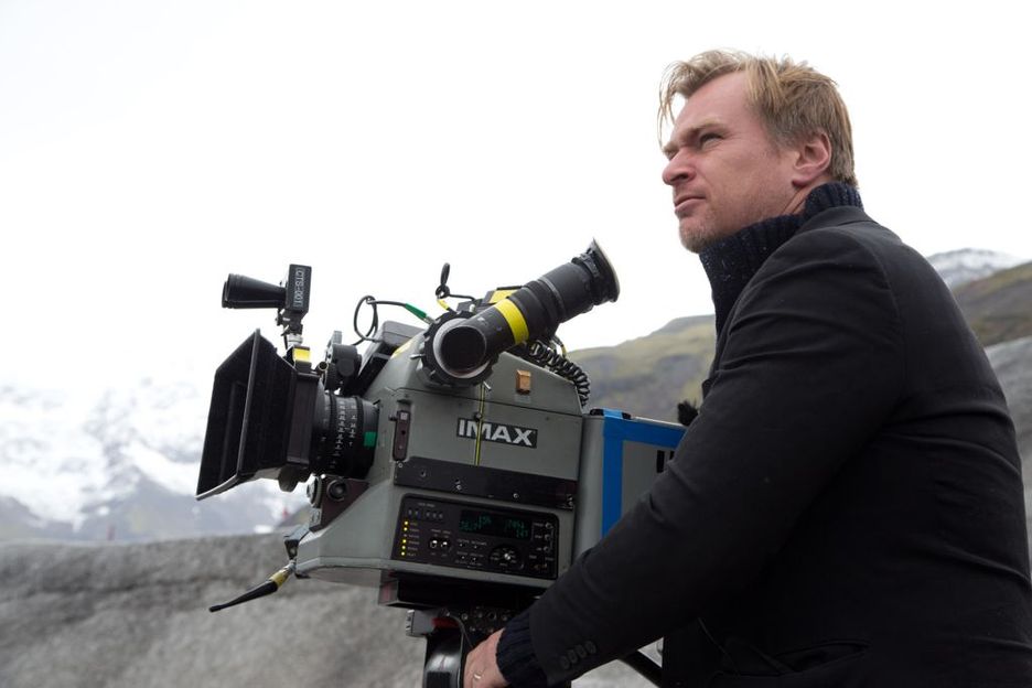 Christopher Nolan durante el rodaje de 'Interstellar'.