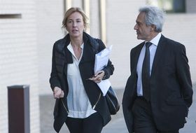Cristina Morató a su llegada al juzgado