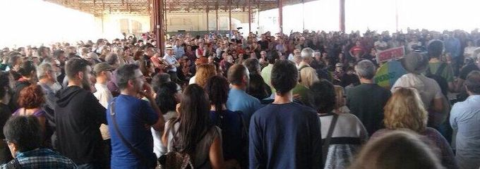 Una de las asambleas del Círculo de Podemos de Valencia