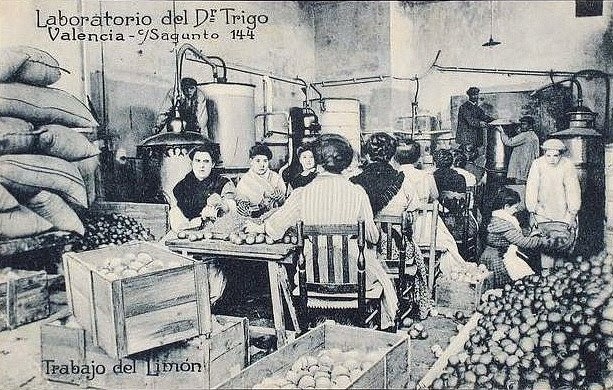 Tarjeta postal publicitaria del Dr Trigo