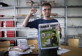 Charb, director del semanario 'Charlie Hebdo'.
