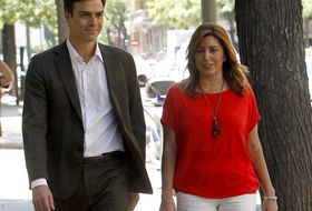 Pedro Sánchez y Susana Díaz, la foto que no tendrá lugar hoy en Valencia