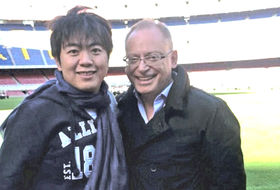 Con Lang Lang en el Camp Nou