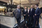 El conseller de Industria, junto al presidente de Feria Valencia, en la inauguración
