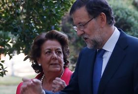 Barberá y Rajoy en su encuentro de septiembre