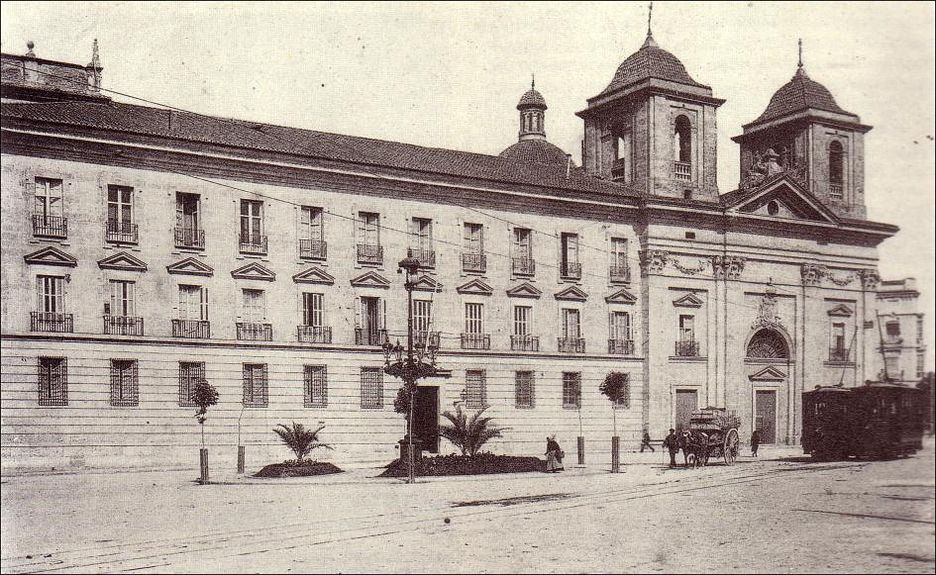 El Palacio del Temple a finales del siglo XIX. FOTO: ARCHIVO J. DÍEZ ARNAL.