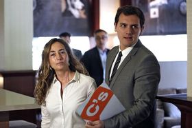 Albert Rivera y Carolina Punset en Valencia