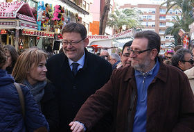Puig junto a Jesús Ros, probable alcalde de Torrent
