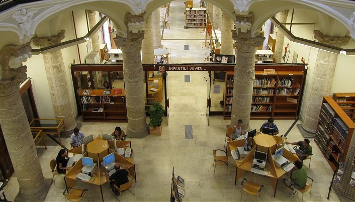 La biblioteca pública de Valencia.