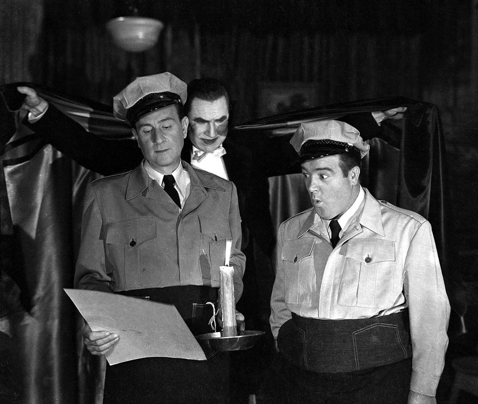 Drácula (Bela Lugosi) en 'Abbott y Costello contra los fantasmas'.