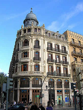 Sede central de La Caixa en Valencia