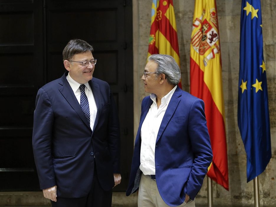Ximo Puig y Manuel Mata