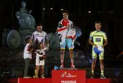 El italiano del equipo Astana Fabio Aru, vencedor de la 70 edición de la Vuelta a España (EFE)