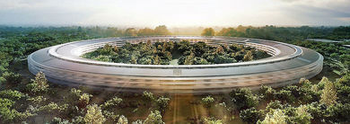 El edificio principal del nuevo Campus Apple 2