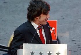 Alonso ayer en Madrid