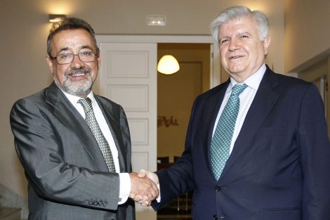 José Vicente González y su predecesor en Cierval, Rafael Ferrando