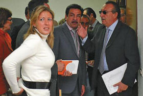 Esther Pallardó, vicepresidenta de la Diputación con el apoyo de Carlos Fabra