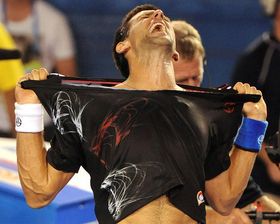 Djokovic celebró su victoria