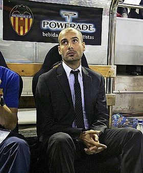 Guardiola en Mestalla