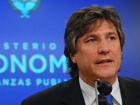 Amado Boudou, vicepresidente de Argentina