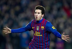 Messi firmó cuatro goles