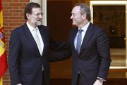 Mariano Rajoy recibe a Alberto Fabra 