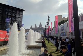 Feria de Barcelona durante la celebración del Mobile World Congress