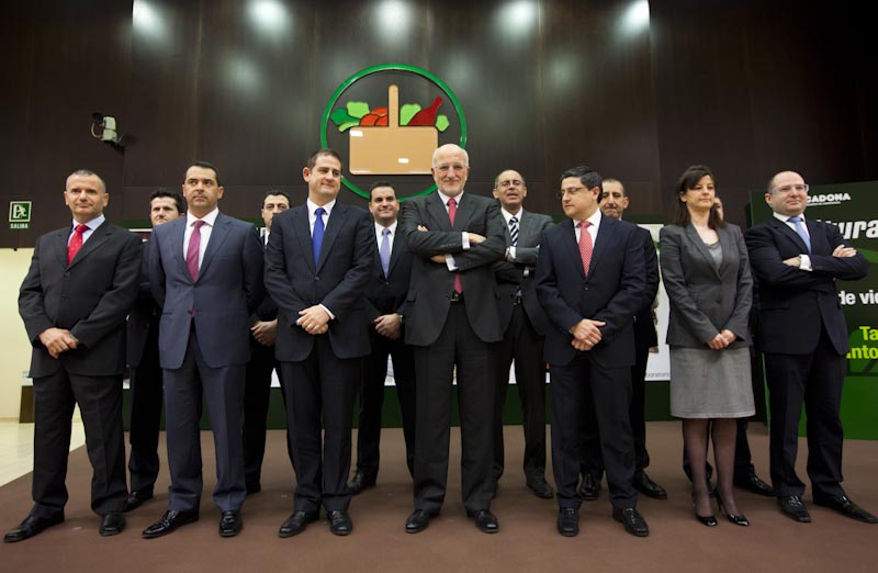 Juan Roig, con su comité directivo | Biel Aliño