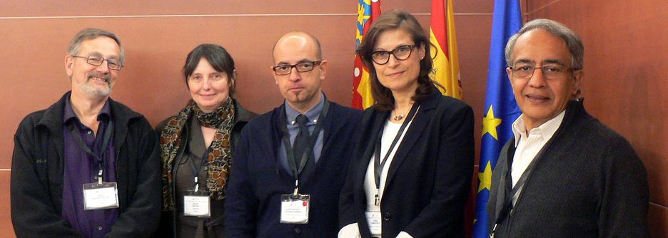 Juan Francisco Asturiano (centro) y otros participantes en el proyecto Pro-Eel