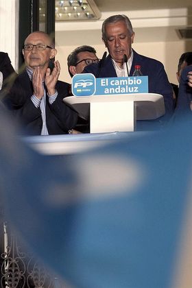 Javier Arenas reconoce que no podrá gobernar Andalucía