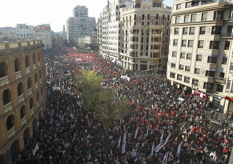 Manifestación del 29M en Valencia