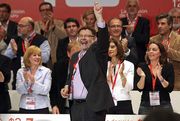 Ximo Puig celebra su victoria en el 12 Congreso Nacional del PSPV-PSOE | EFE