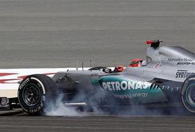 Schumacher 'pinchó' en Bahréin 