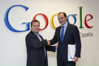 José Ignacio Sánchez Responsable de Agencia Google España y José Maria Rubert Director General Zenith Valencia